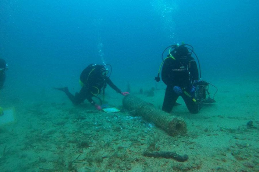 Редкие 400-летние бронзовые трубы обнаружены на месте кораблекрушения в Хорватии