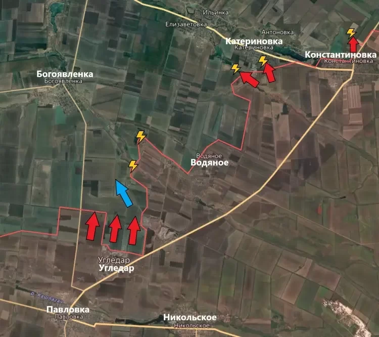 Свежая карта боевых действий на Украине от 06.10.2024. Последние новости о наступлении ВС РФ. Обстановка на фронтах СВО на сегодня