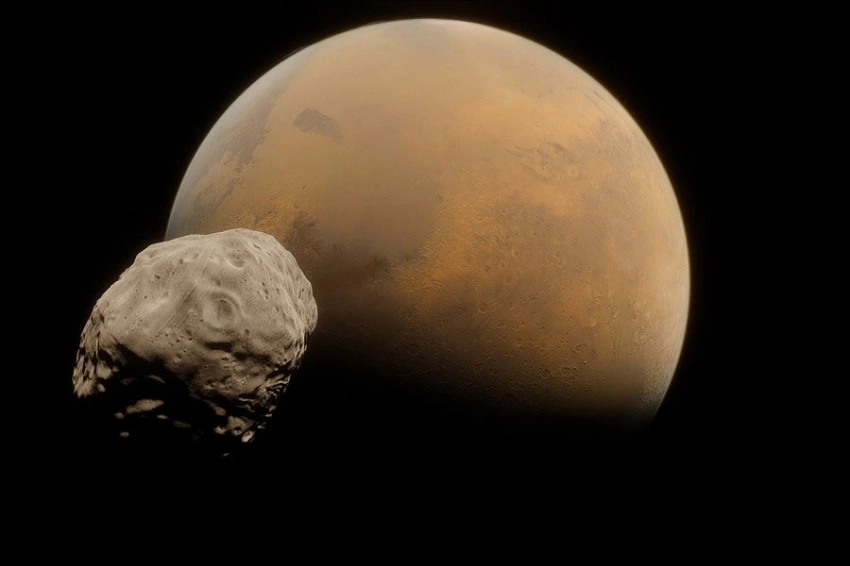 Предложено новое объяснение происхождения спутников Марса